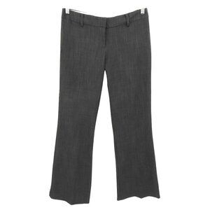 VTG Forever Juniors Medium M Charcoal Gray All Polyester Front Pleat Dress Pants